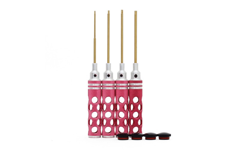 Hexagon Screwdriver Kit - Red - H1.5/H2.0/H2.5/H3.0